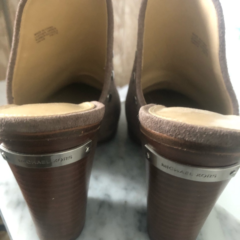 Worn maybe twice sexy suede mules